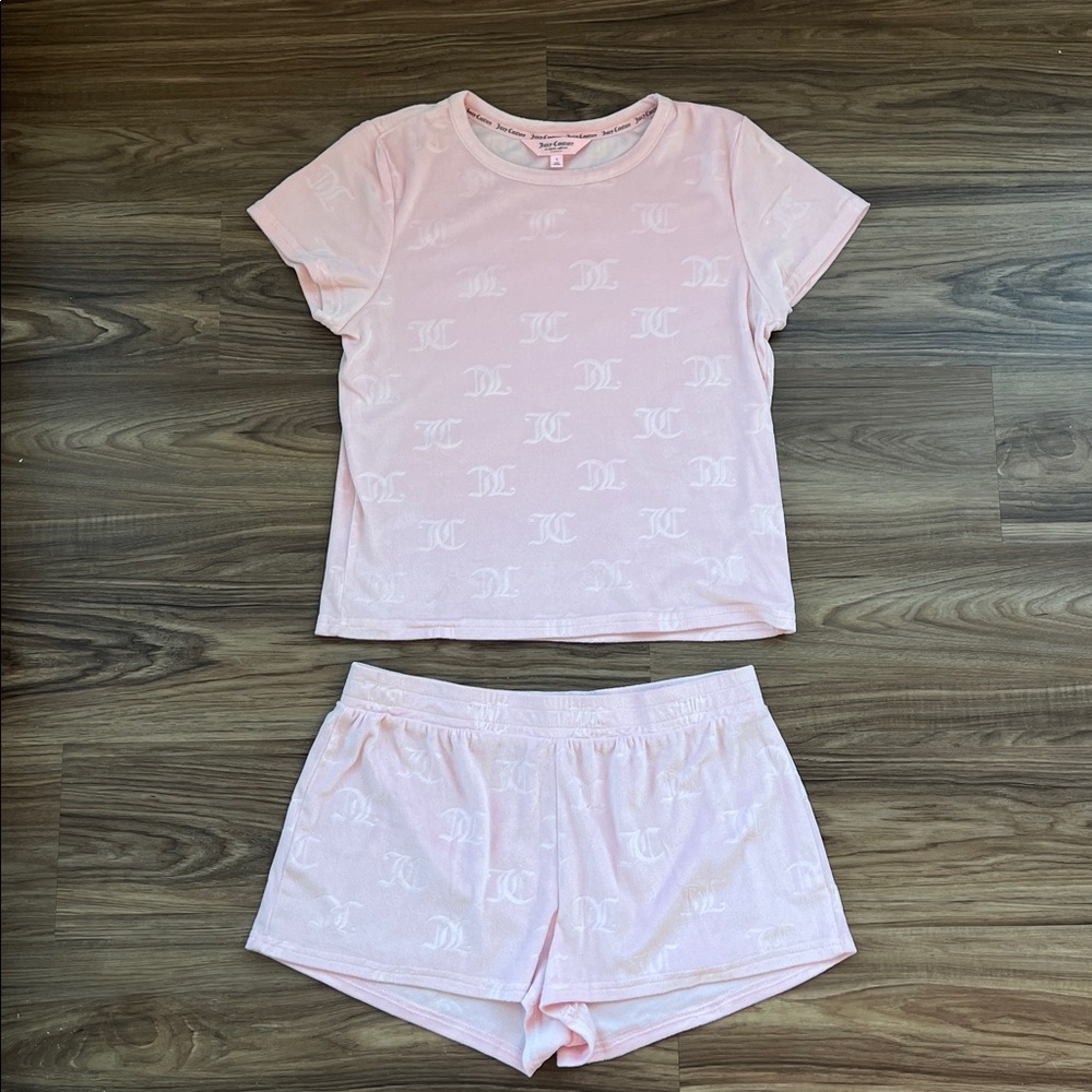 Juicy Couture Light Pink Pajama Set